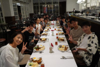 ホテルでの夕食